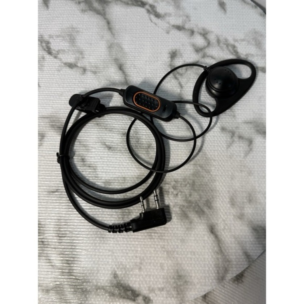 2 Pin Radio Earpiece Mic Headset for Baofeng UV-5R BF-888S‎ Untested